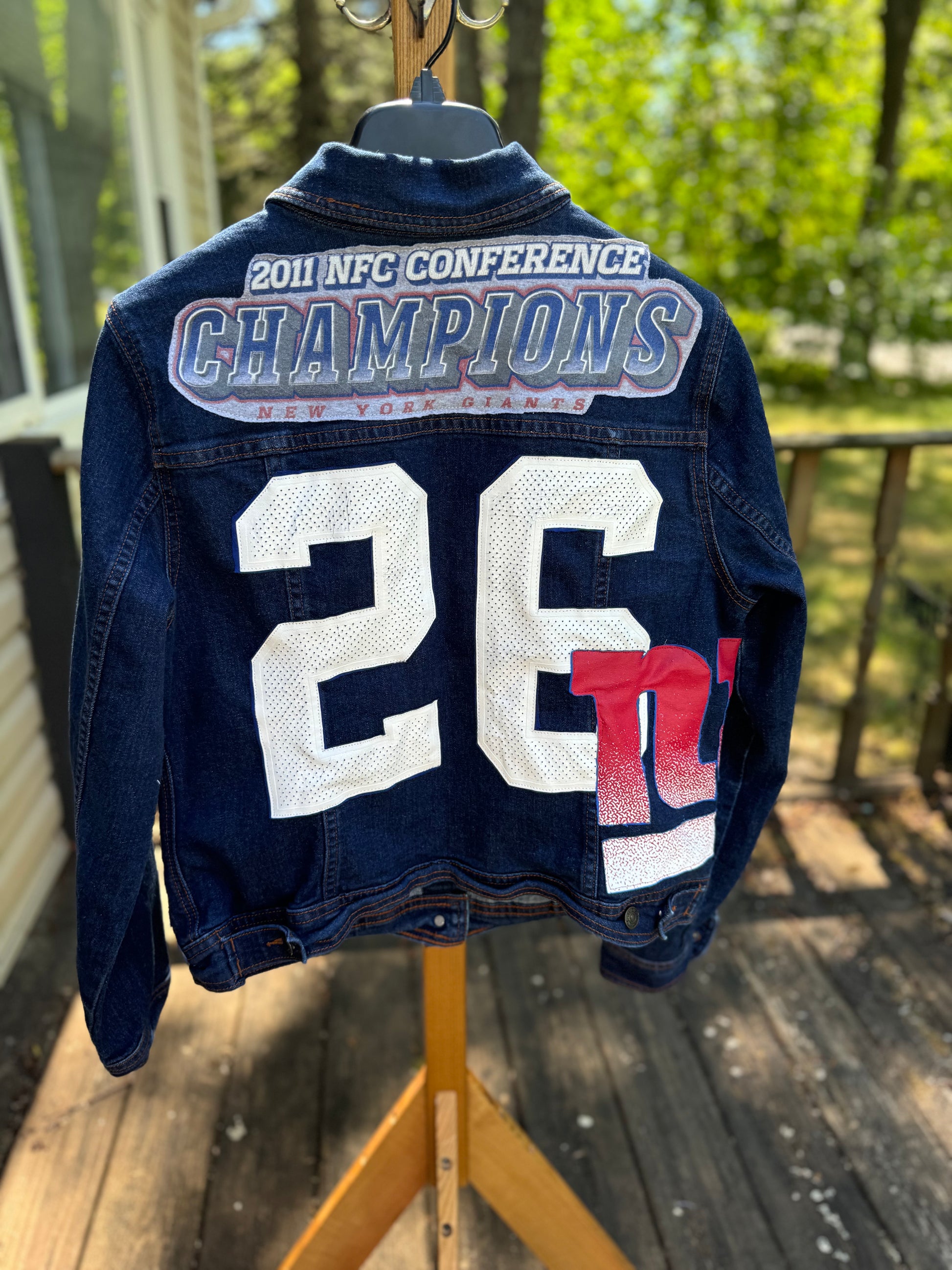 NY Giants Denim Jacket