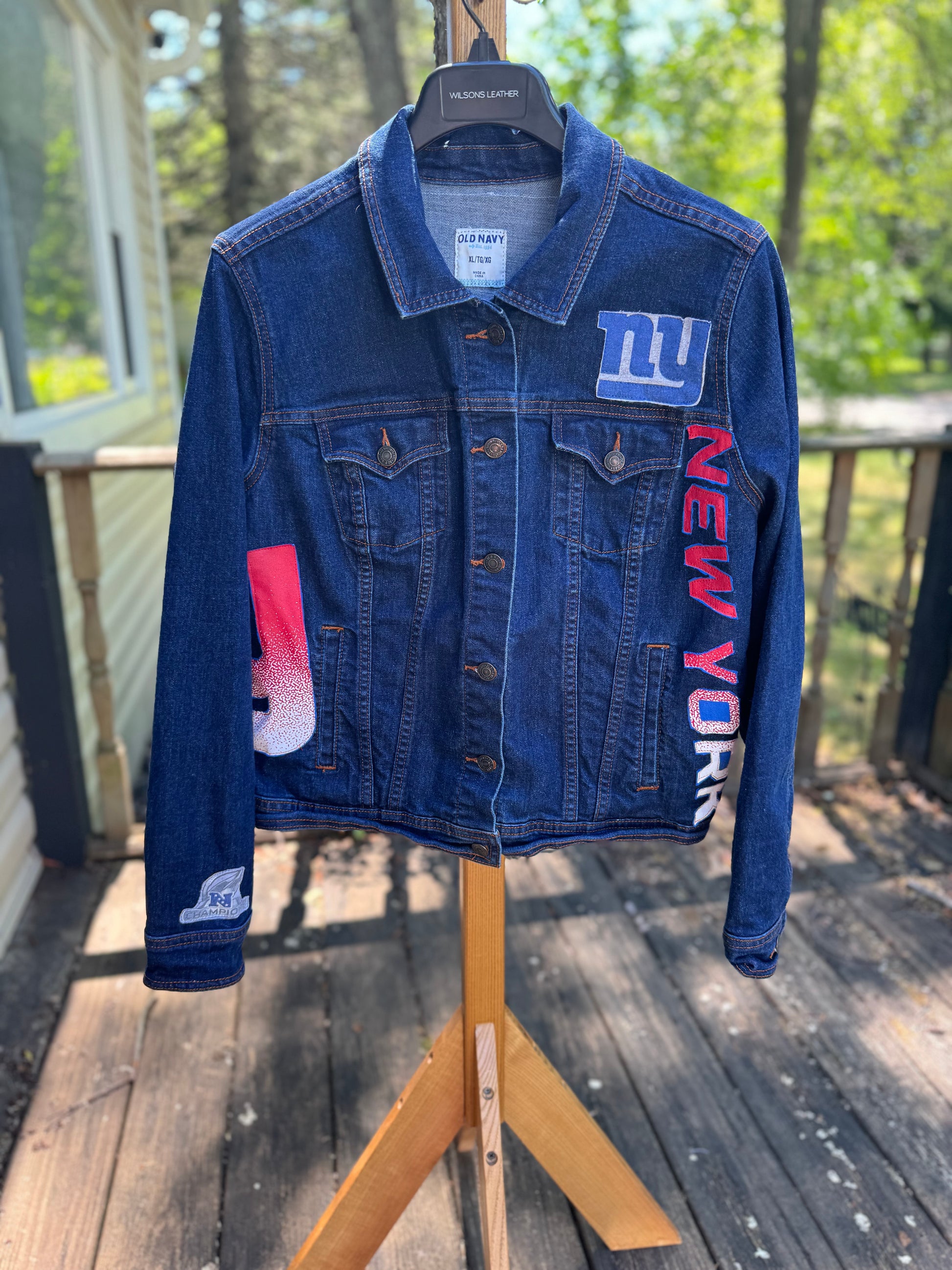 NY Giants Denim Jacket