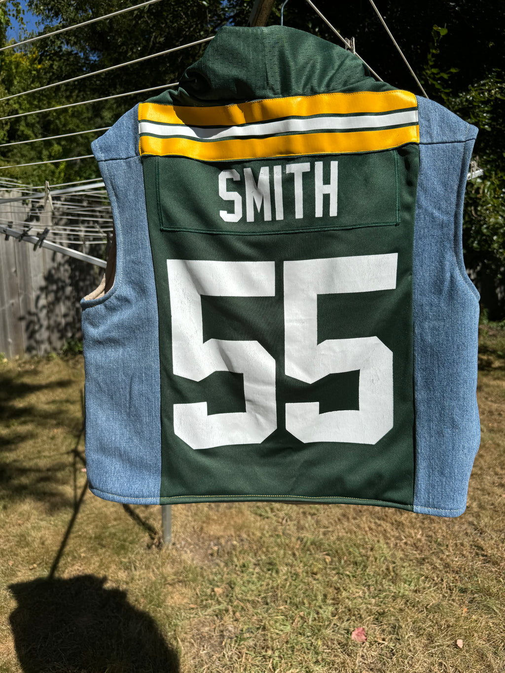 Greenbay Packers Denim Vest